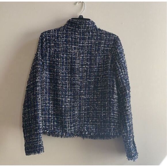NWT Black & Blue Tweed Blazer - Picture 3 of 7